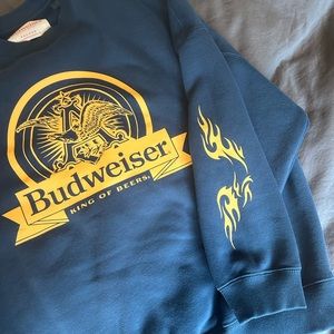 women’s Budweiser crewneck sweatshirt